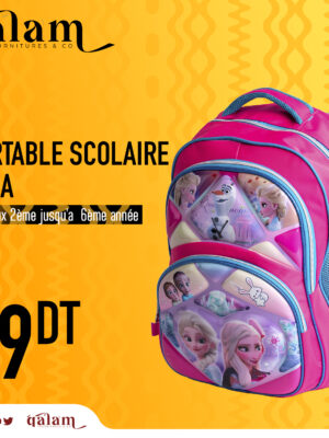 Cartable scolaire d'école primaire pour Fille 2ème jusqu’au 6ème