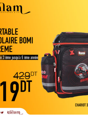 Cartable scolaire Bomi XTREME d'école primaire pour Garçon 3ème jusqu’au 6ème