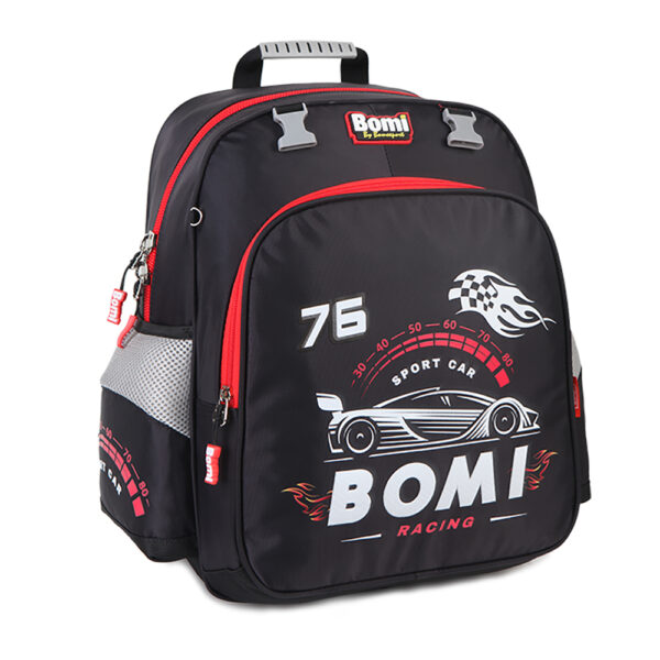 Cartable scolaire Bomi SPORTCAR d’école primaire pour Garçon 1er jusqu’au 2ème