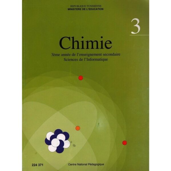 livre de chimie (sc-info) 3eme année secondaire