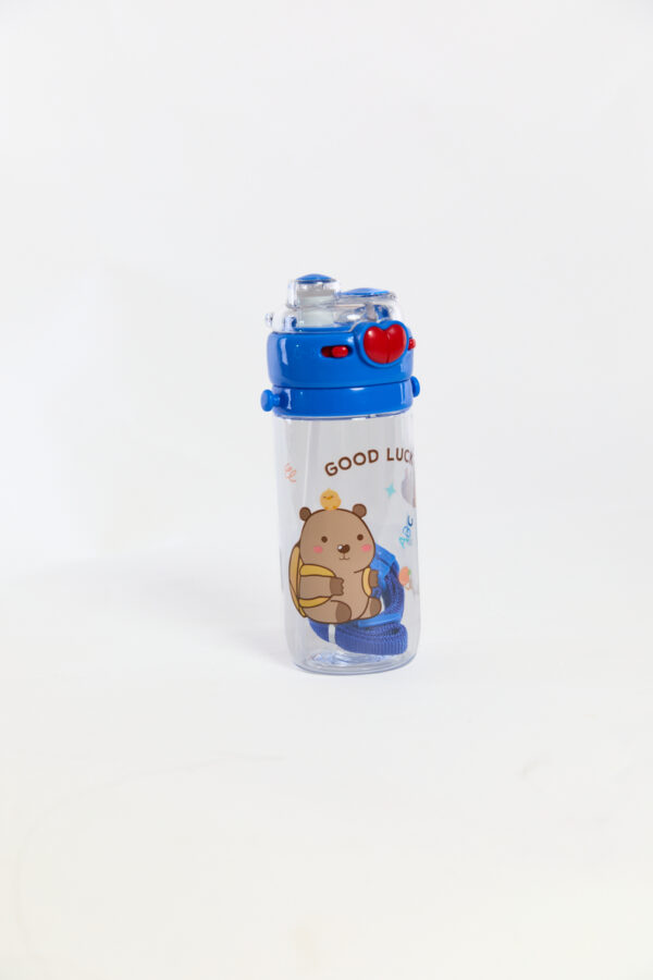 Bouteille d'eau pour Enfant : Gourde Anti-Fuite en Rose , Vert et Bleu