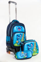 Pack 3 Pièces Cartable scolaire d'école primaire pour Garçon Stitch 3ème jusqu’au 6ème