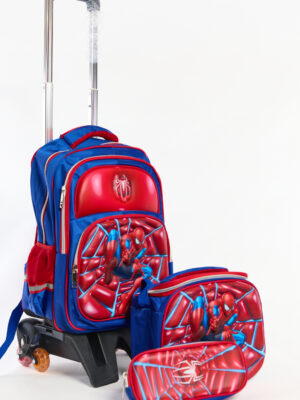 Pack 3 Pieces Cartable scolaire d'école primaire pour Garçon 3ème jusqu’au 6ème