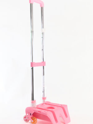 Chariot Scolaire Pour Cartable - Rose / Noir