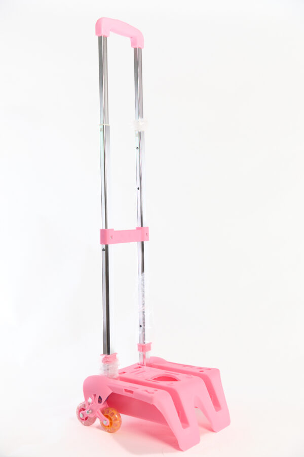 Chariot Scolaire Pour Cartable - Rose / Noir