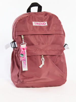 Sac à Dos Scolaire pour Collège et Lycée Pour Fille Et Garçon Disponible En Saumon et Gris