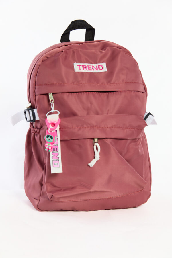 Sac à Dos Scolaire pour Collège et Lycée Pour Fille Et Garçon Disponible En Saumon et Gris