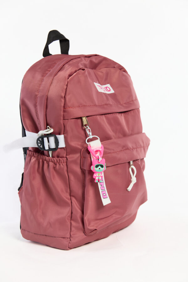 Sac à Dos Scolaire pour Collège et Lycée Pour Fille Et Garçon Disponible En Saumon et Gris