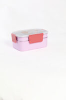 Lunch Box Repas Isotherme Enfant Avec 2 Compartiments : Bleu , Rose et Vert