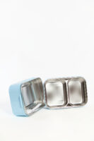 Lunch Box Repas Isotherme Enfant Avec 2 Compartiments : Bleu , Rose et Vert