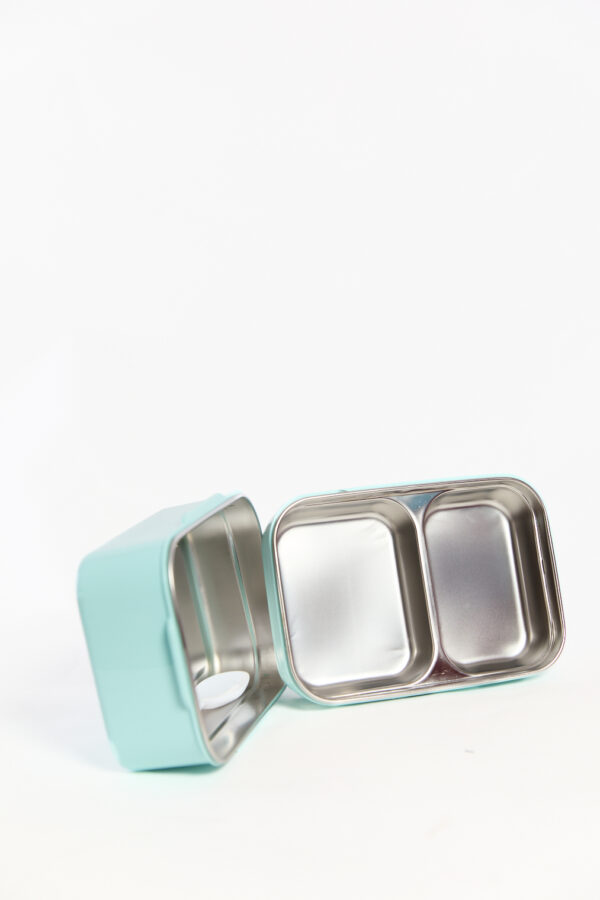 Lunch Box Repas Isotherme Enfant Avec 2 Compartiments : Bleu , Rose et Vert