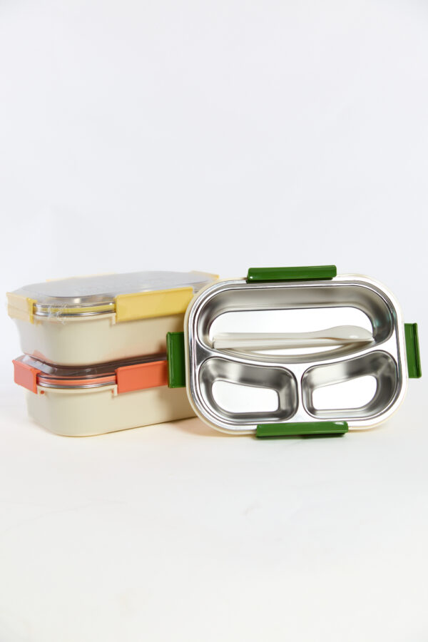 Lunch Box Repas Isotherme Enfant  : Jaune , Orange et vert