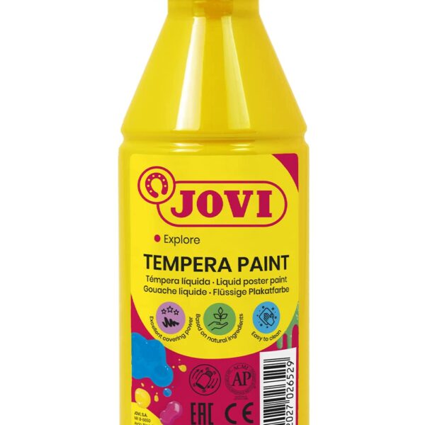 Gouache Liquide Naturelle jaune 250 ml - Couleurs Intenses et Facile à Mélanger