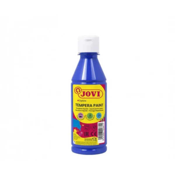 Gouache Liquide Naturelle Bleu 250 ml - Coulleurs Intenses et Facile à Mélanger