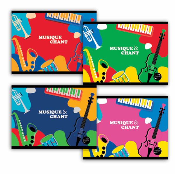 Cahier de musique et chant Pm