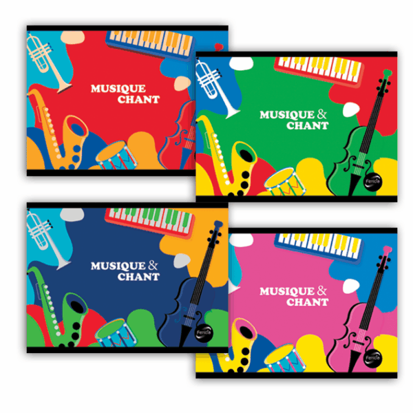 Cahier de musique et chant Pm