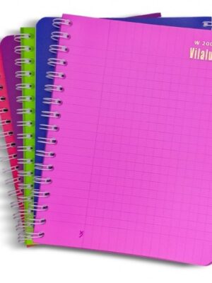 Cahier wiro PM 200 PAGES SYS 17*22 cm