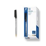 PAQUET DE 10 STYLOS A BILLE STAEDTLER NOIR