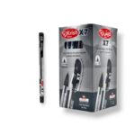 PAQUET DE 50 STYLOS A BILLE KRISH NOIR