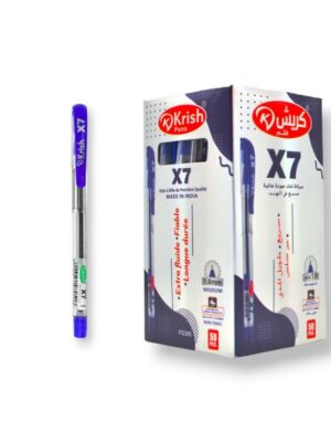 PAQUET DE 50 STYLOS A BILLE KRISH VIOLET