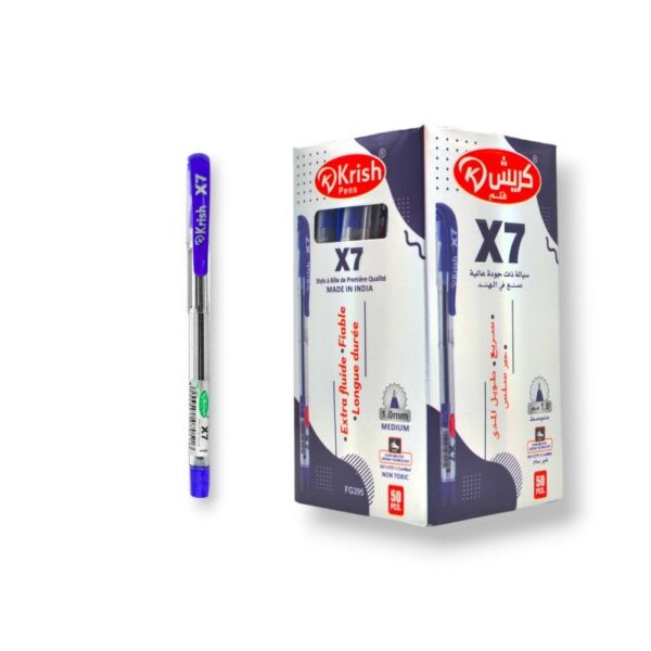 PAQUET DE 50 STYLOS A BILLE KRISH VIOLET