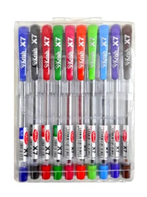 Pochette de 10 stylo a Bille – Krish X7