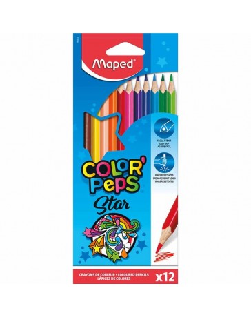 Pochette crayon de 12 couleurs Maped