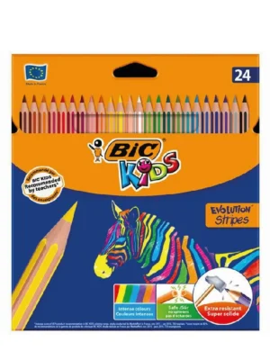 Pochette de 24 crayons de couleur