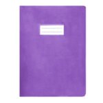 Protège Cahier 17×22 cm, Violet  Pour cahiers N°12, 24, 48, 72 – Idéal pour la rentrée scolaire!