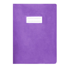 Protège Cahier 17×22 cm, Violet  Pour cahiers N°12, 24, 48, 72 – Idéal pour la rentrée scolaire!