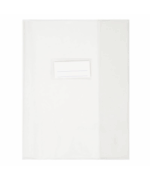 Protège Cahier 17×22 cm, Blanc- Pour cahiers N°12, 24, 48, 72 – Idéal pour la rentrée scolaire!